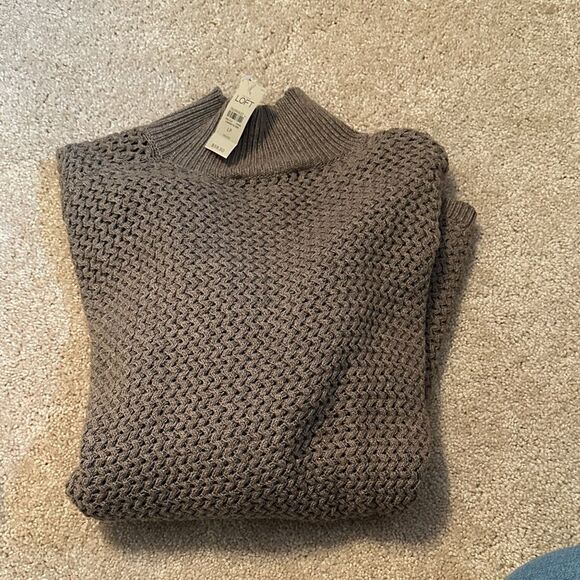 LOFT Sweaters - LOFT Women's Taupe Cowl Neck Sweater